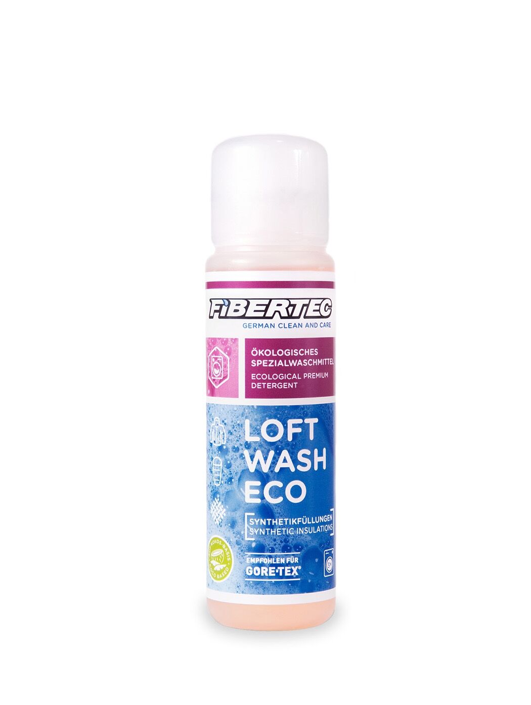 Fibertec Loft Wash Eco, Spezialwaschmittel für Kunstfaserisolation, 100ml