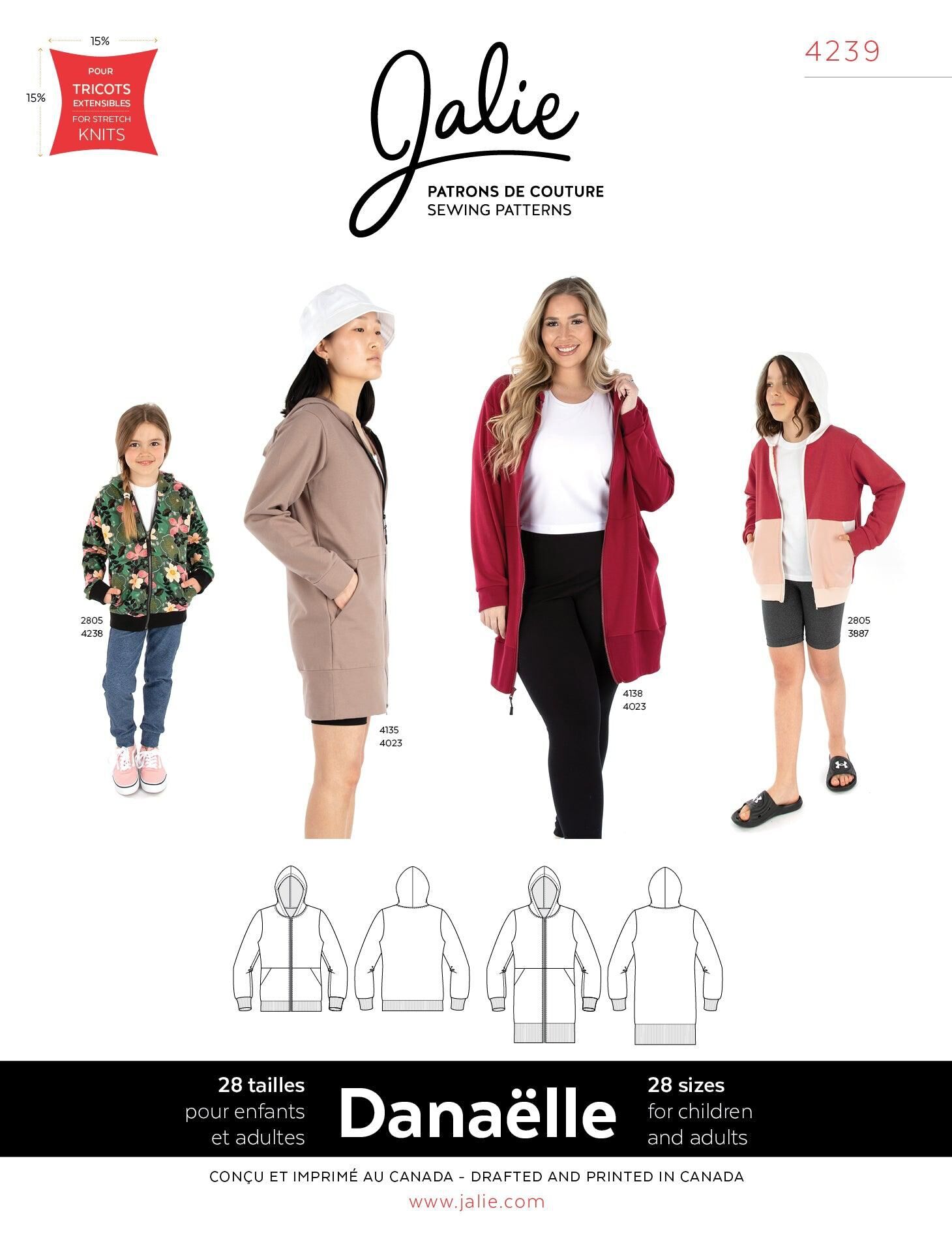 Kapuzenjacke_kurz_oder_lang_fuer_Kinder_und_Frauen_Schnittmuster_J4239_extremtextil_Stoffe