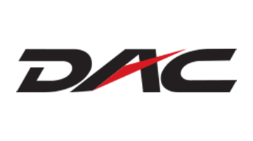 Logo of tent poles-brand DAC at extremtextil