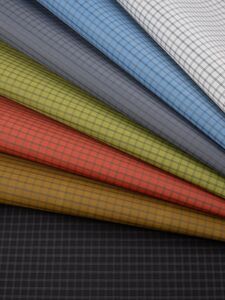 UltraGrid™ 210den recycled Nylon with black UHMW-PE ripstop, 132g/sqm