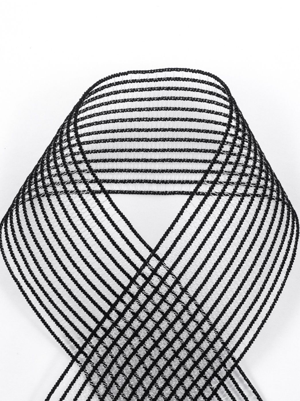 Elastisches Gitterband, Kräuselelastik, weich, 40mm