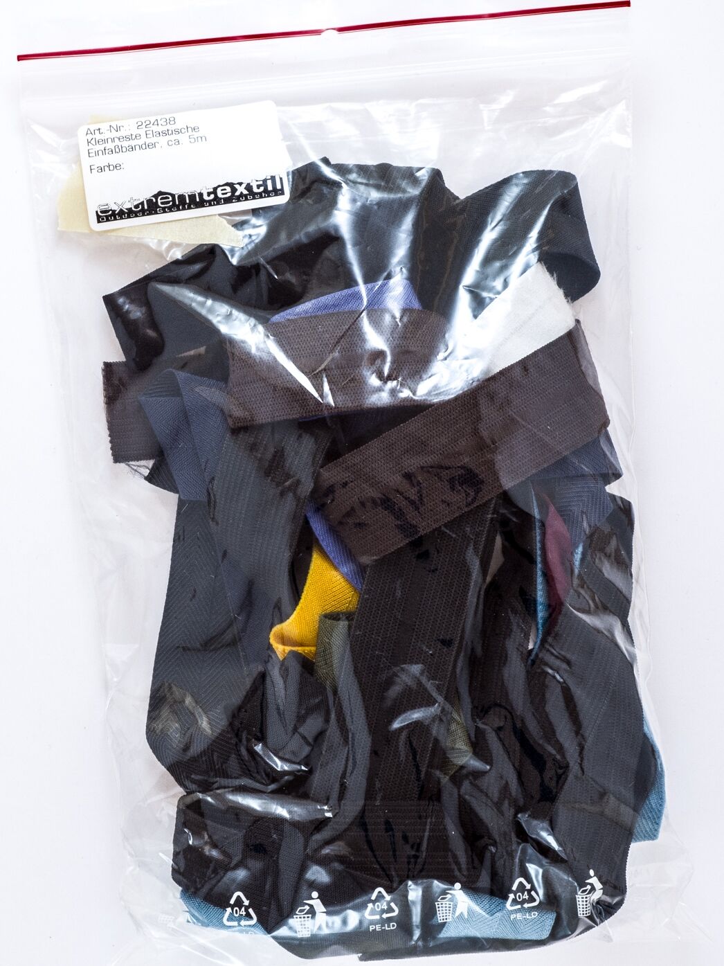 Kleinreste Elastische Einfaßbänder, ca. 5m