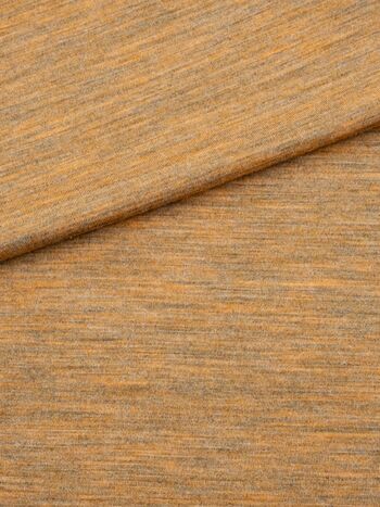 Merinowolle/Bambus, Single-Jersey, meliert, 180g/qm