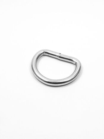 D-Ring, welded, galvanized, 25mm