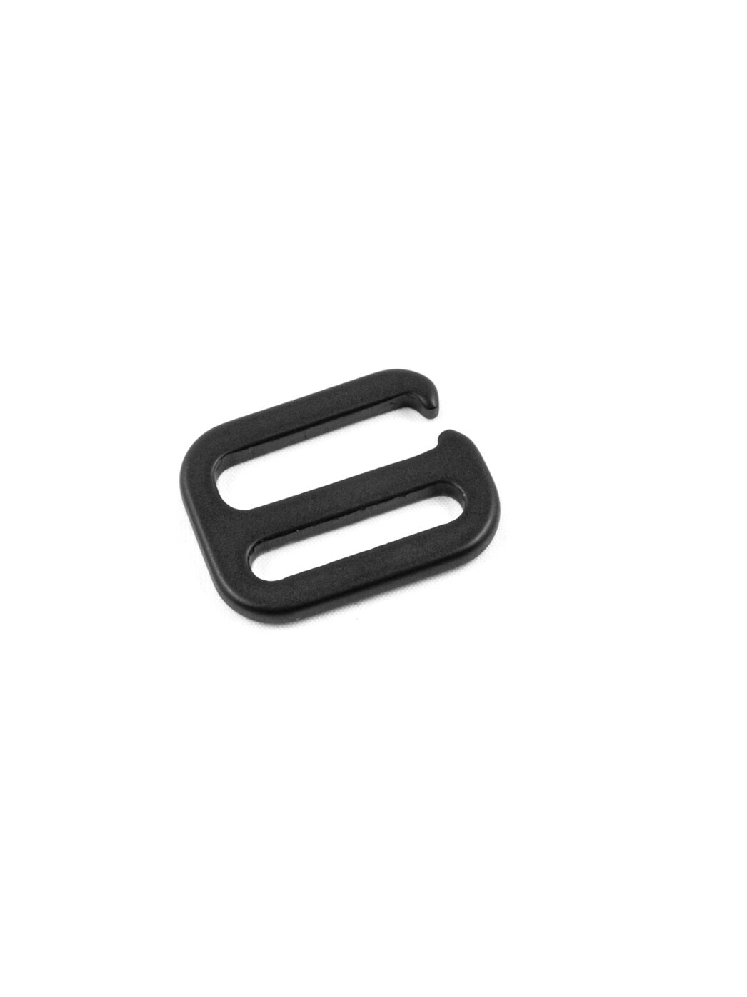 G-Buckle Gurthaken, Aluminium, flach, ohne Längenverstellung, 25mm