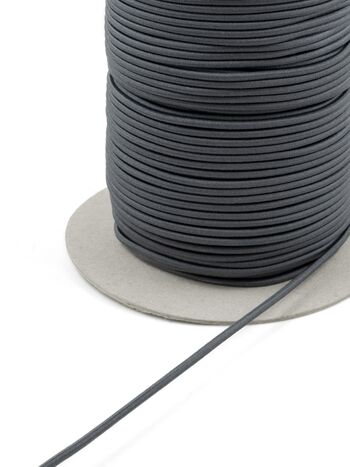 Elastische Kordel, rund, 3mm