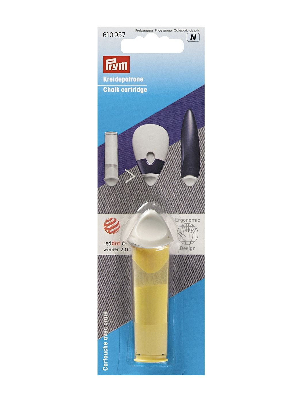 Chalk Cartridge for Chalk Wheel STIFT, Prym 610956 / 610957