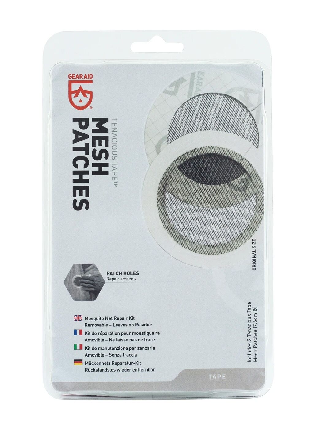 Gear Aid Tenacious Tape Mesh Patches  - 2 patches