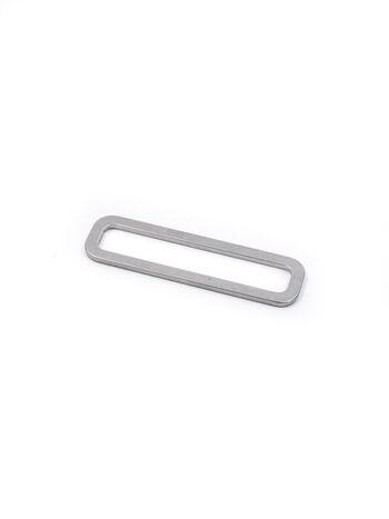 Square-ring, 40mm, slim, stainless steel