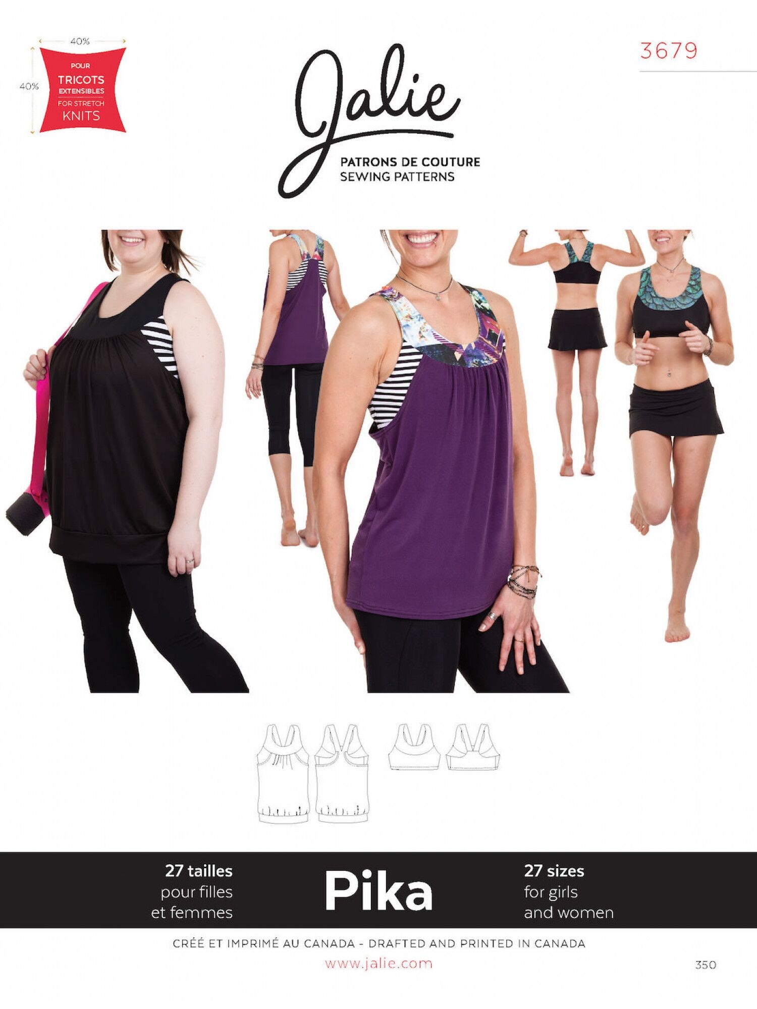 Sport-Top und Tanktop J3679