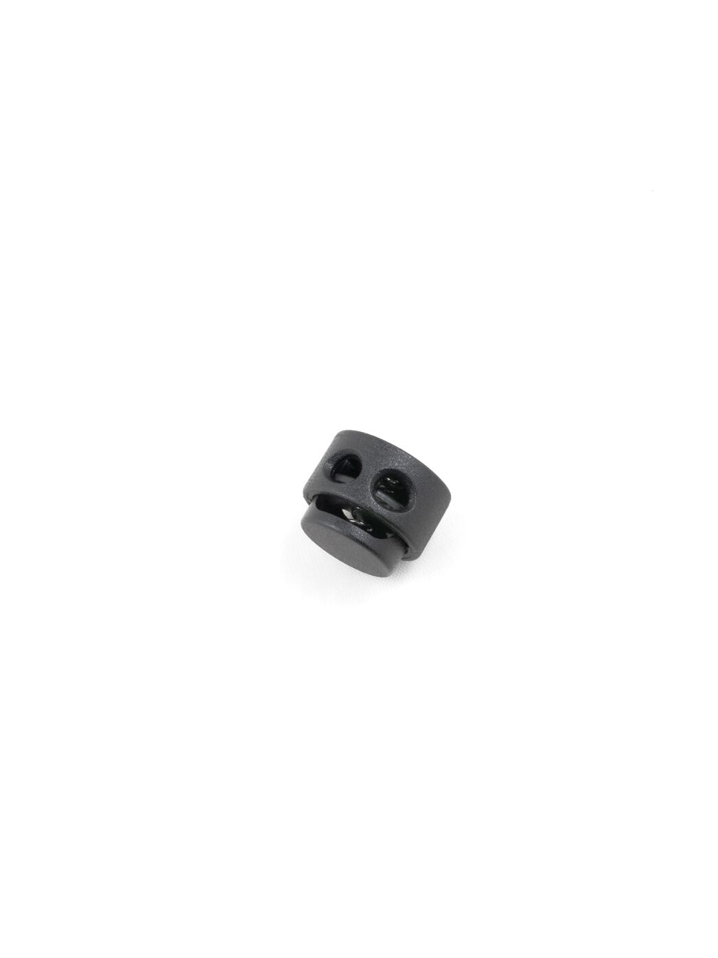 Cord lock, flat, round, for 2 cords, RECYCLING, Duraflex g.Eco®