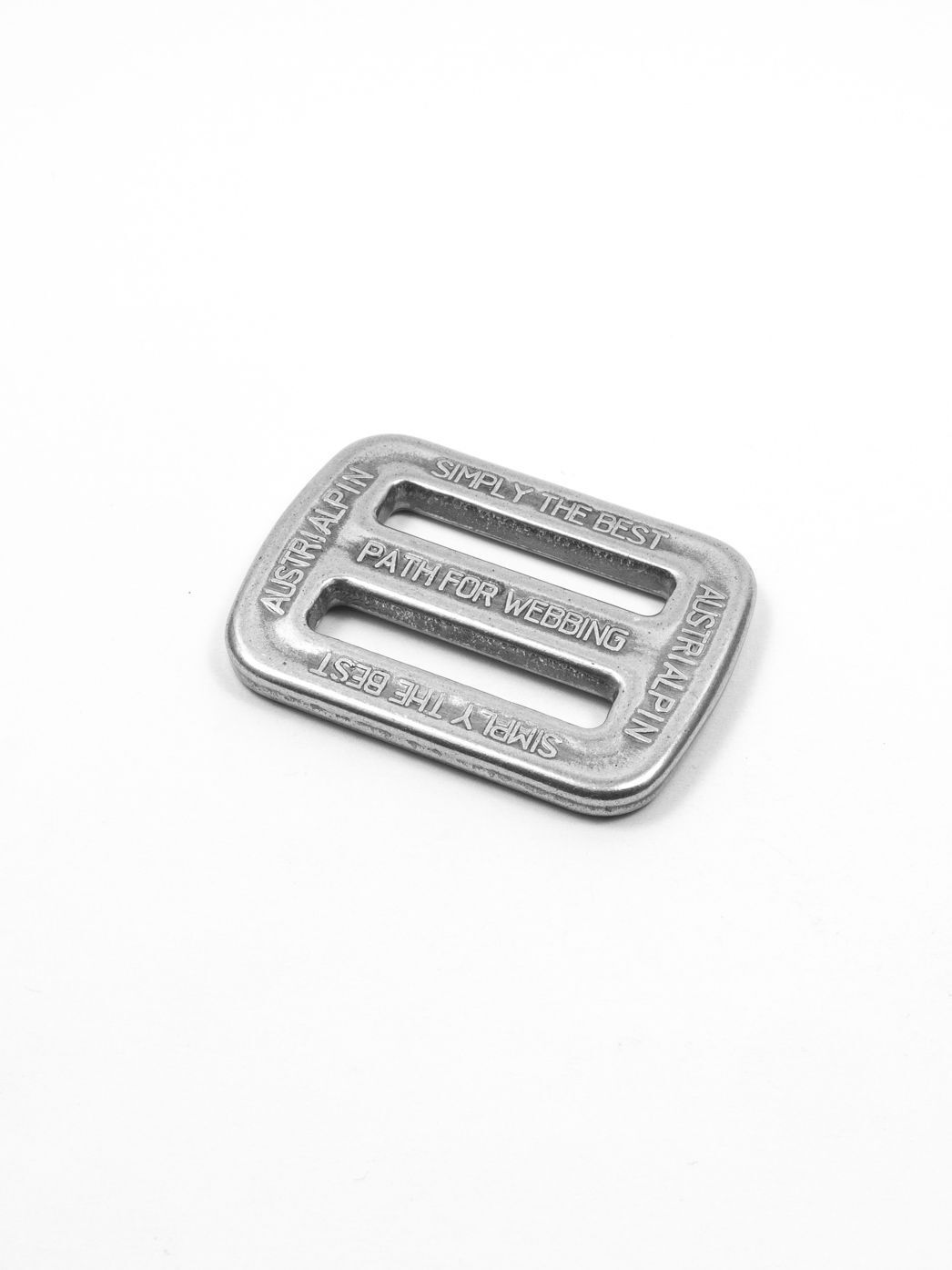3-Steg-Flachschnalle, Aluminium, AUSTRIALPIN, 25mm