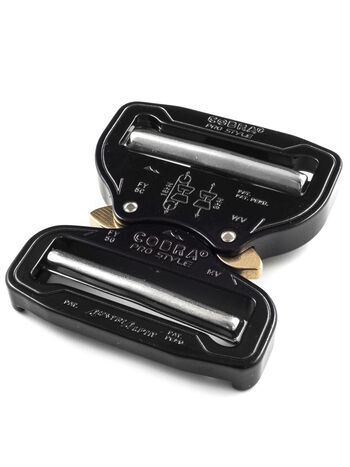 COBRA PRO STYLE Blitzverschluss zum beidseitigen Fädeln, 50mm, CNC 7075 Alu