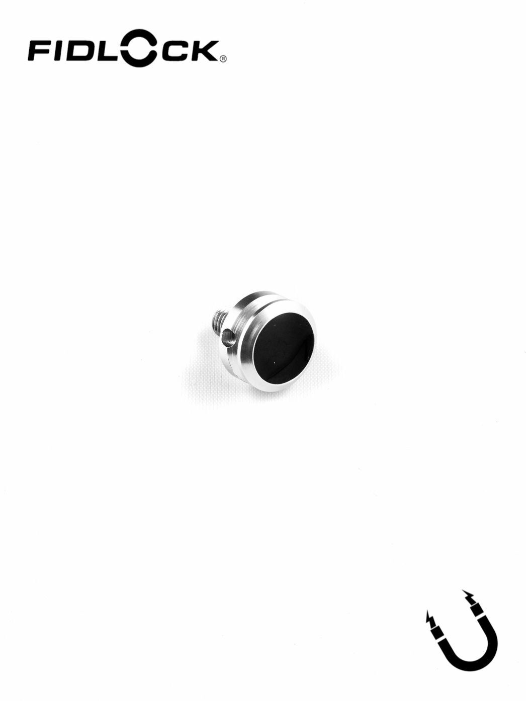 SNAP MALE BOLT | Größe M | Magnetverschluss, Metall, zum Verschrauben, M5 x 8mm