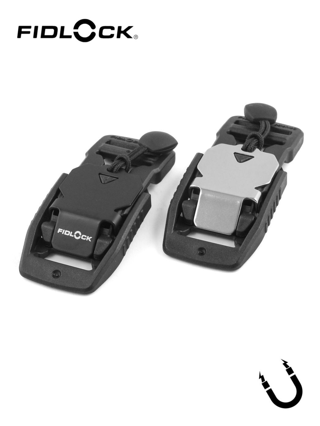 V-BUCKLE 20 | magn. Schnalle, zum einseitigen Verstellen, 20mm