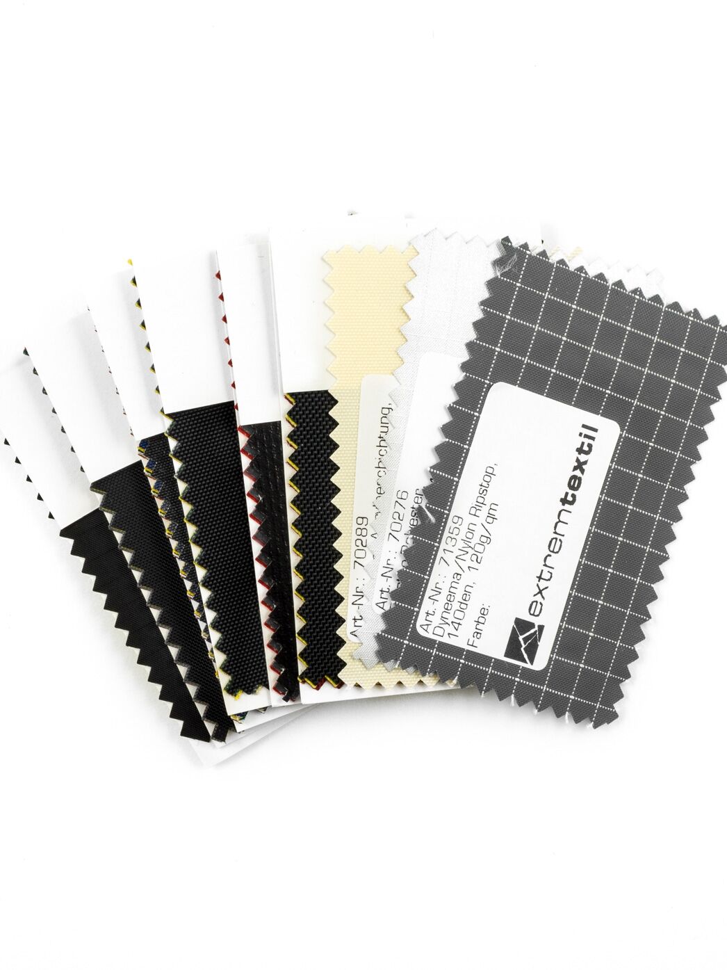 Musterset beschichtete Gewebe