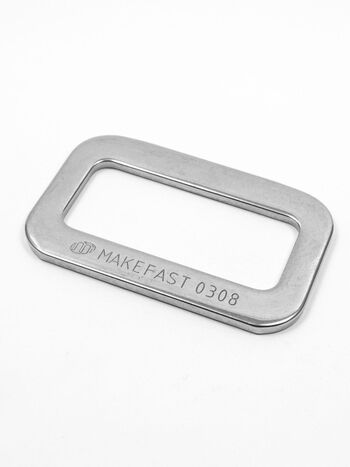 Square-Ring, 50mm, stainless steel, Makefast