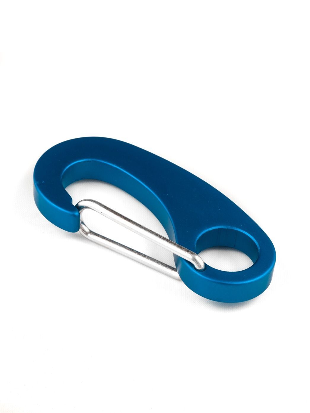 Mini-Karabiner mit Drahtschnapper und Öse, 70mm, ohne Aufdruck