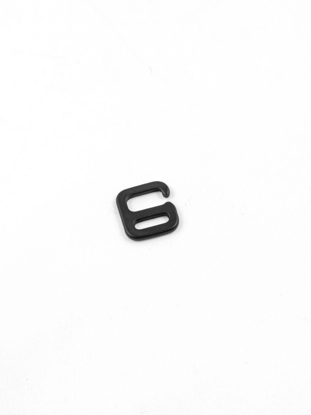 G-Buckle Gurthaken, Aluminium, flach, ohne Längenverstellung, 10mm