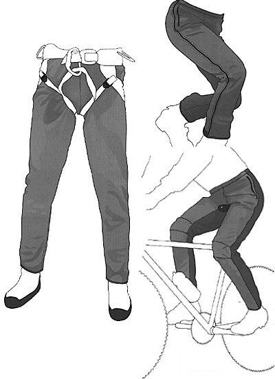 Stretch-Fleece Hose Schnittmuster CE65
