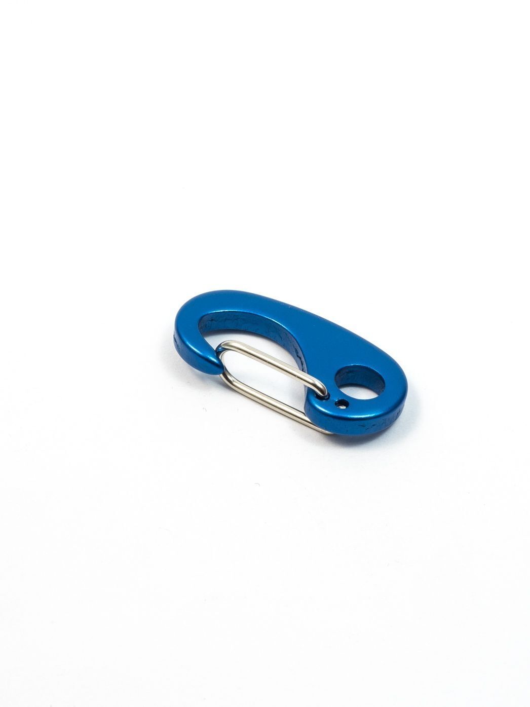 Mini-Karabiner mit Drahtschnapper und Öse, 35mm, ohne Aufdruck