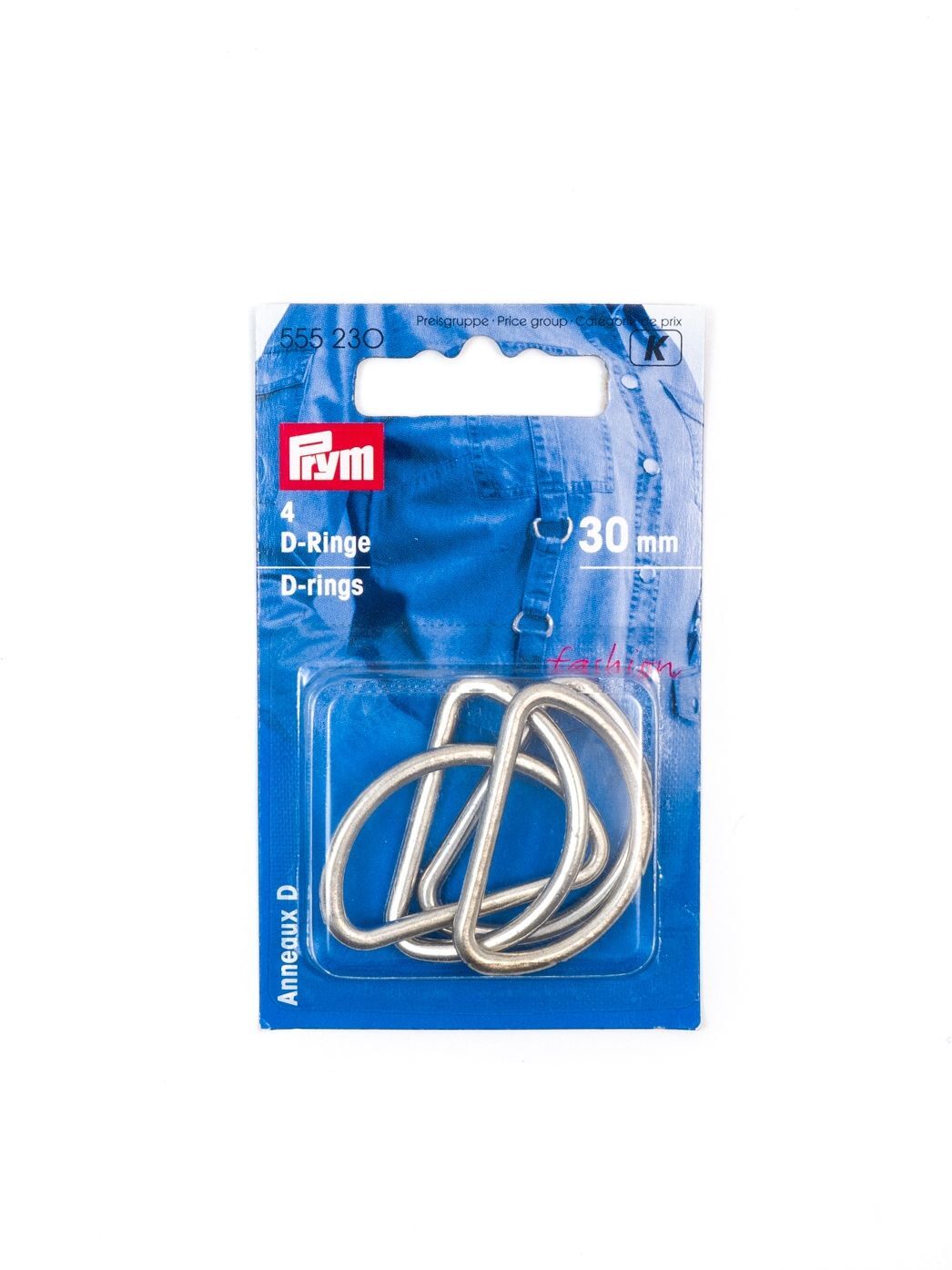 D-Ring, 30mm, zinkdruckguss, Prym 555230