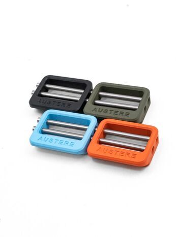 Leiterschnalle, Aluminium, AUSTERE MFG, Stifte nicht installiert, 25mm