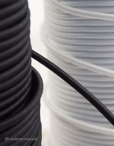 Elastische Kordel, rund, 3mm, starker Zug