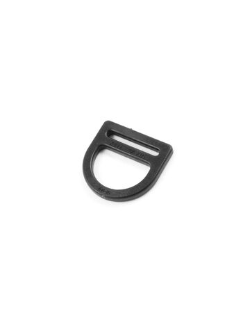 D-ring, with double bar, 20mm
