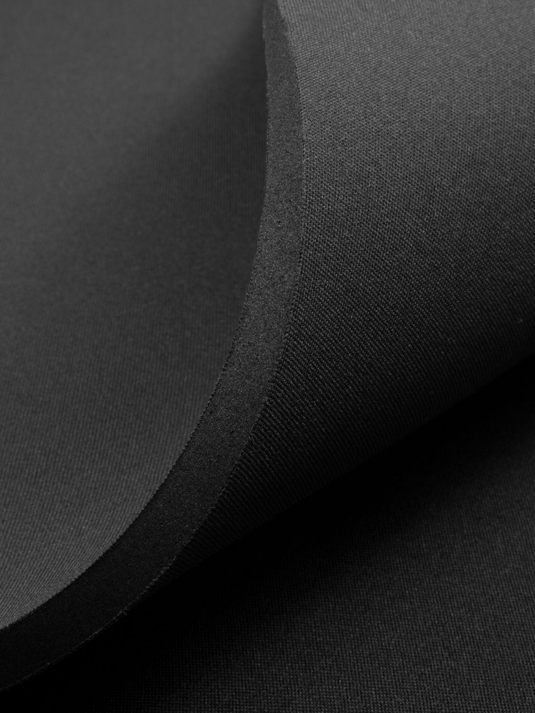 Neoprene, Jersey both sides, 8mm, black/black