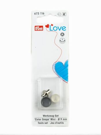 Werkzeugset für Color Snaps, 9mm, Prym 673116