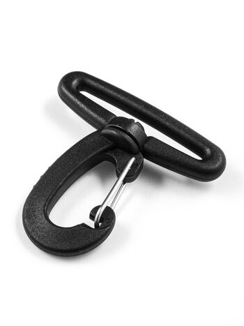 Karabinersteg, drehbar, 50mm