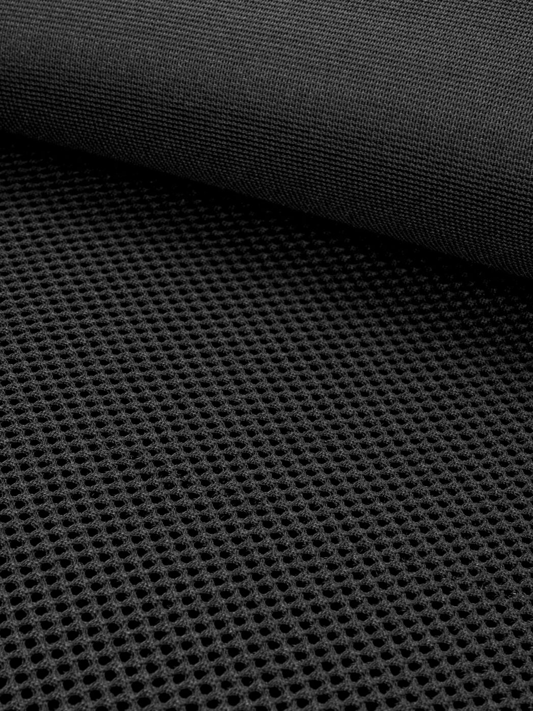 3D Mesh, 3mm, inelastic, 390g/sqm, black