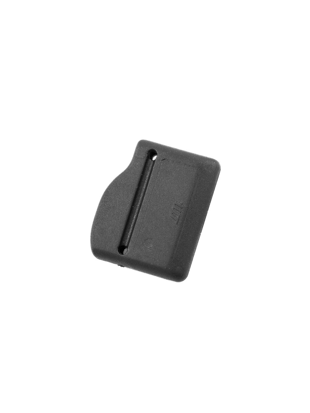 Webbing end, elastomer, 25mm