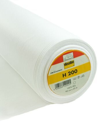 Vlieseline® H200, fusible interlining, iron-on non-woven for reinforcement, 45g/sqm