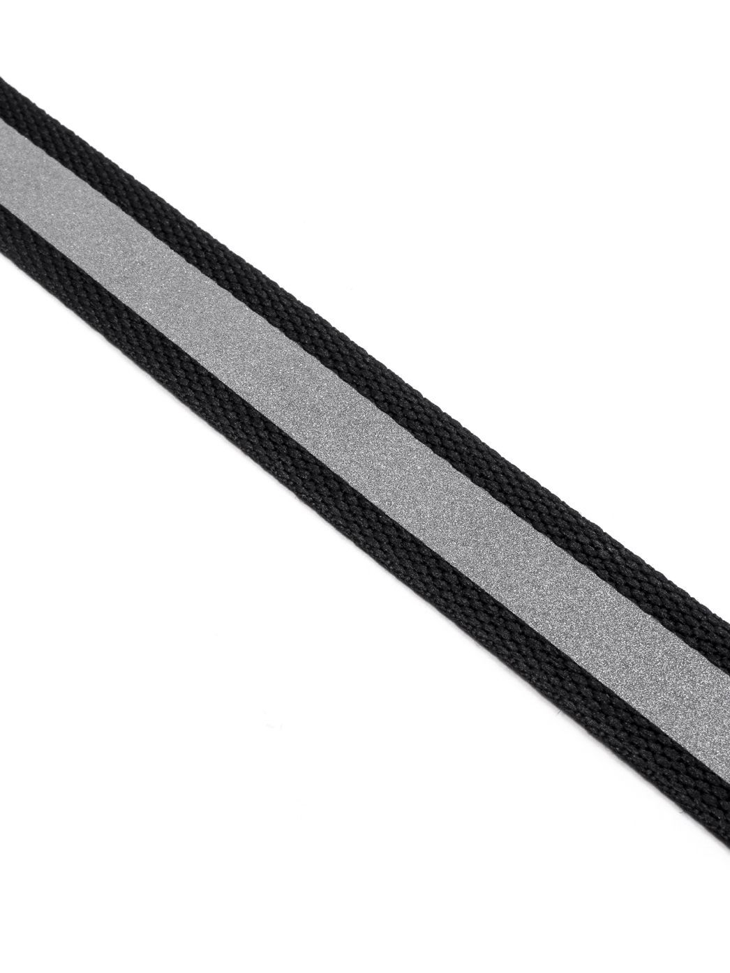 Gurtband (Polyester) mit Silber-Reflexaufdruck, 10mm