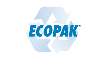 Logo of the recycling fabric-brand Ecopak at extremtextil