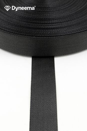Dyneema® webbing, 100% Dyneema®, thin, 25mm
