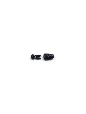 Cord End, oval, 2 parts