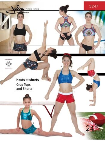 Sport-BH und Shorts J3247