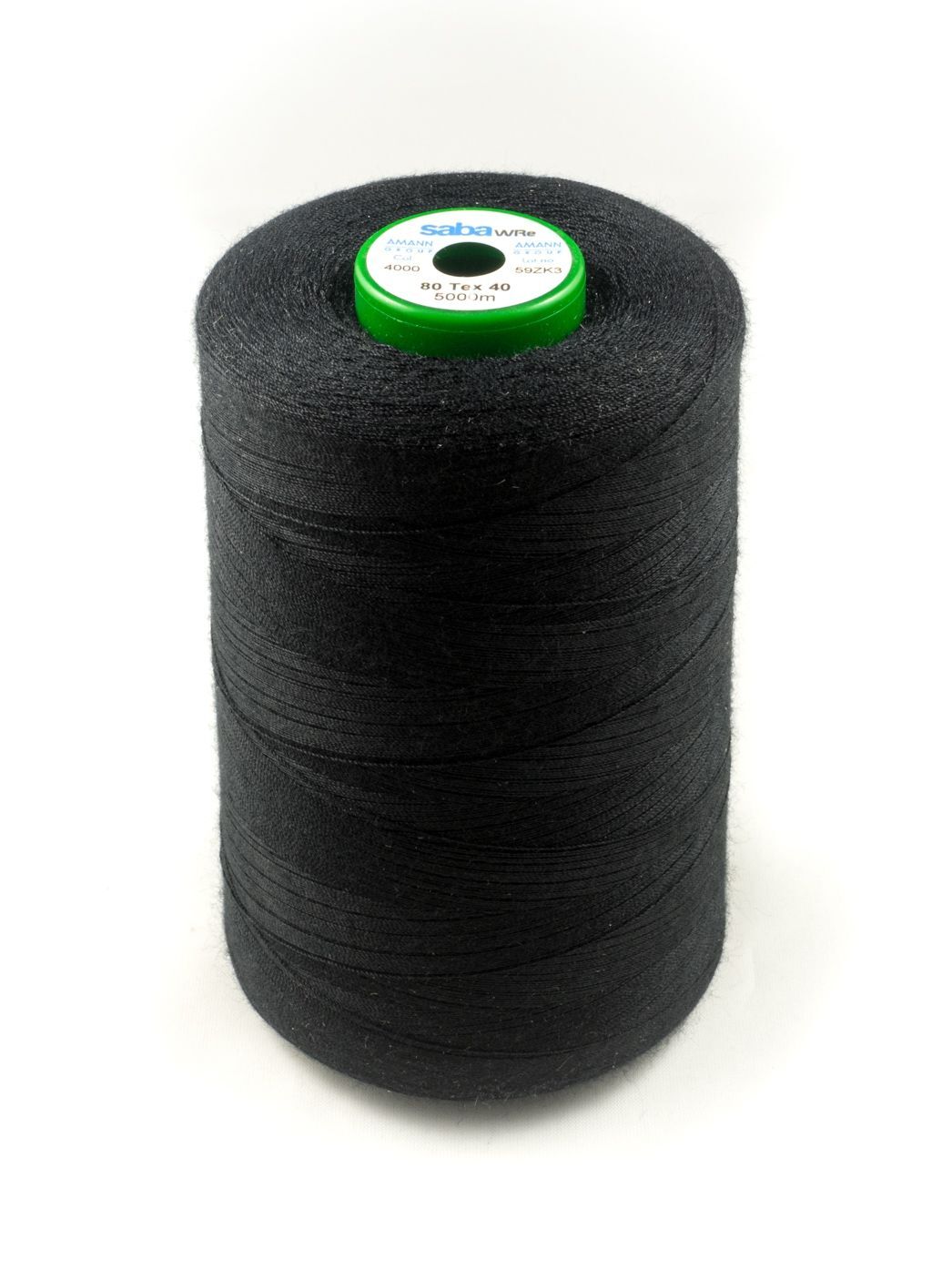 Saba 80 WRe, Polyester Umspinnungszwirn, mit Imprägnierung, 5000 m