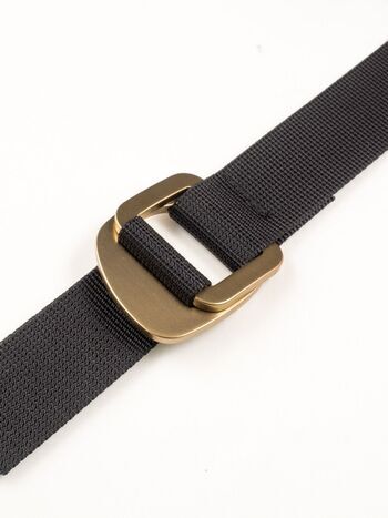 Buckle for webbing, 25mm, 2 parts, aluminium, anodised