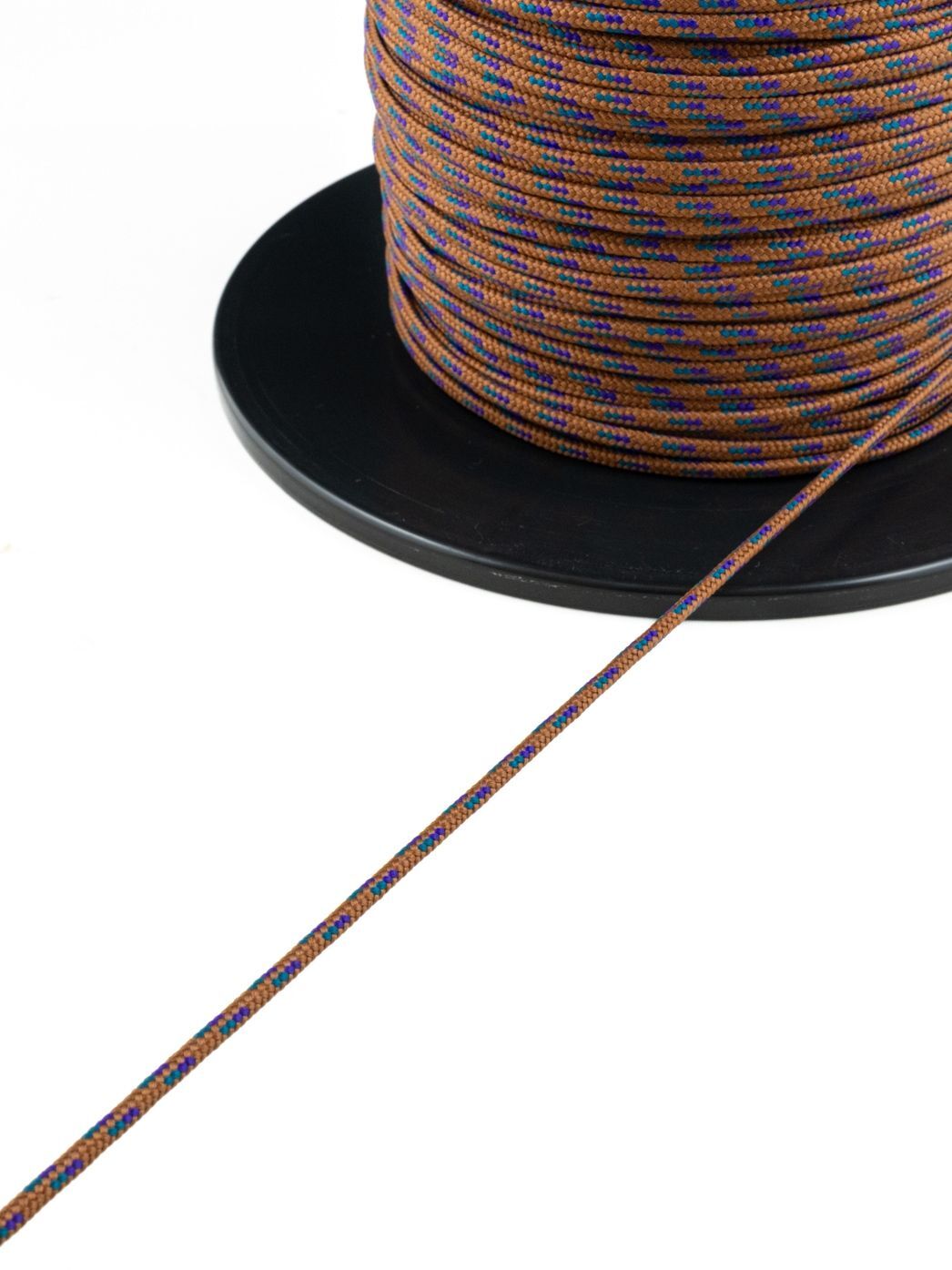 Shoelace-cord, polyester, tough touch, 3mm