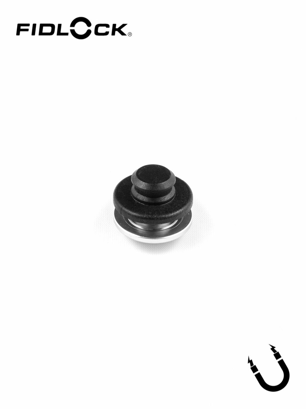 SNAP MALE SCREW HIGH ALU | Größe S | Magnetverschluss, für 2,8-4,0mm Materialdicke