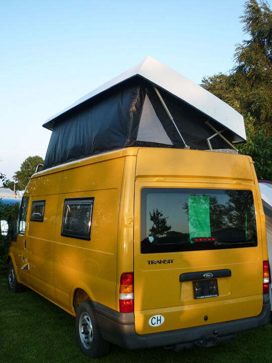 DIY Tent Bellows for Ford Transit Pop-up Roof - Camper Conversion | extremtextil