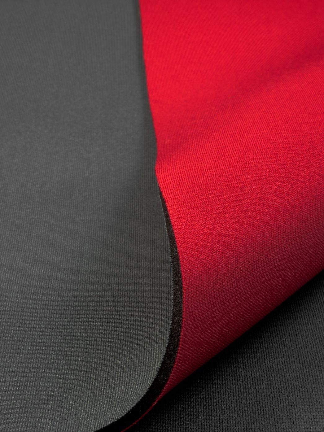 Neopren, beidseitig kaschiert, 3mm, rot/anthrazit