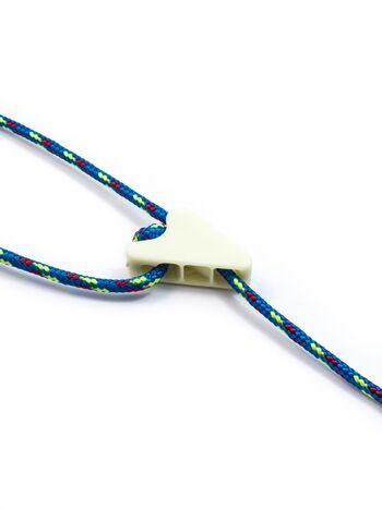 Tent Fastener Clamcleat® Line-Lok, glow in the dark