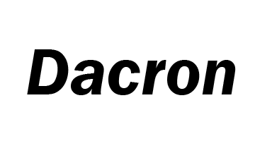 Logo of the fabric-brand Dacron at extremtextil
