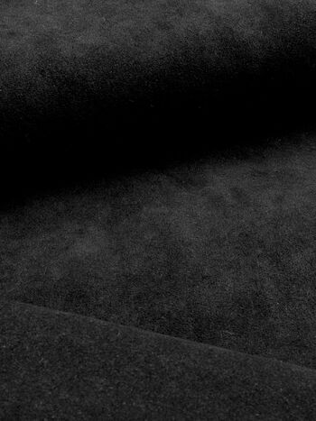 Alcantara, artificial velours-leather, 0,8mm, 220g/sqm, black