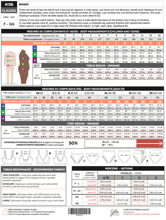 Bikinisverschiedene-Schnitte-J4136